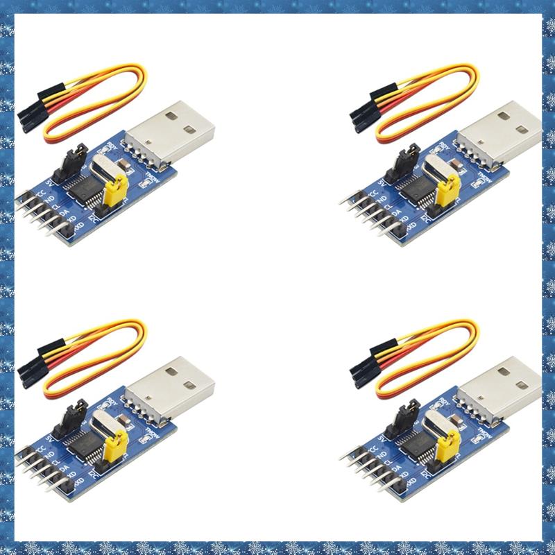(WUSG) 4X CH341T Two-in-One Module USB to I2C IIC UART USB to TTL Single-Chip Serial Port Downloader