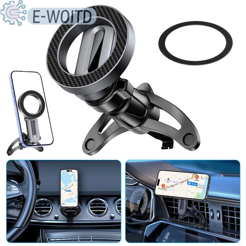 E-WOITD ที่วางโทรศัพท์แม่เหล็กติดรถยนต์สำหรับ Magsafe ที่ยึดโทรศัพท์ในรถยนต์สำหรับ iPhone 16 16E 15 14 13 12 Samsung ราคา 177 บาท*ส่งฟรี