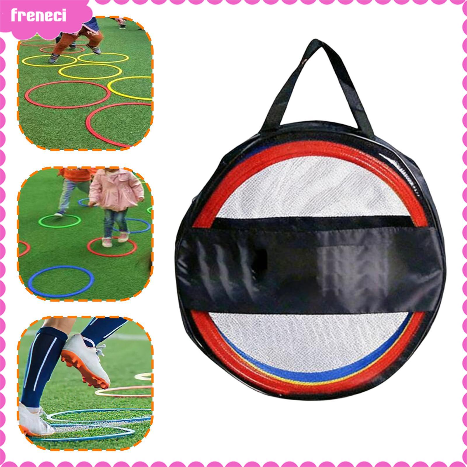 Freneci 12X nhanh nhẹn Nhẫn tốc độ Nhẫn thực hành chân nhảy Hoops cho bóng đá tập thể dục bóng đá hoạt động ngoài trời trò chơi trẻ em Người lớn