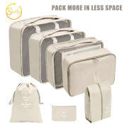 Travel Packing Cubes Set with Accessories for Man and Woman