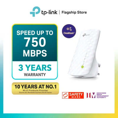 TP-LINK RE200 AC750 Dual Band Wireless WiFi Range Extender/WiFi booster/WiFi Repeater (Works with any router)