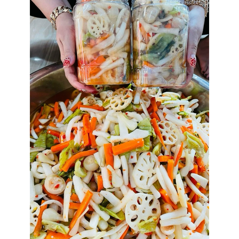 Dưa món ngâm chua ngọt hủ 1kg