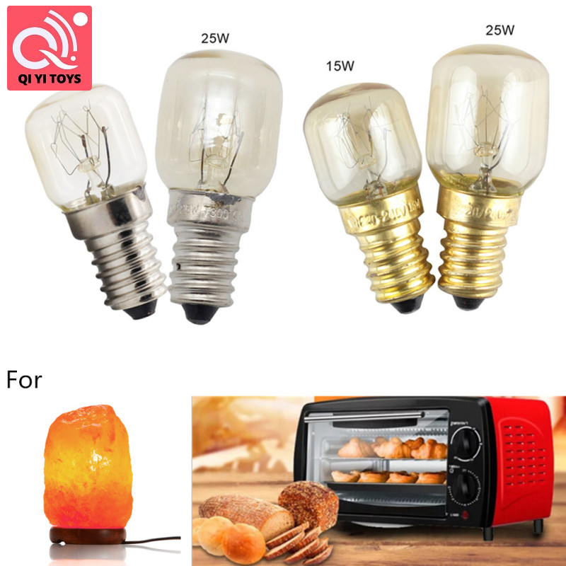 10pcs 15W/25W E14 220V 300 độ chịu nhiệt độ cao lò vi sóng/lò bóng đèn