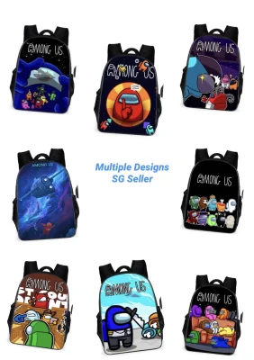 Among Us Inspired Theme/Backpack/School Bag /Ready Stock/SG seller/ Little Age