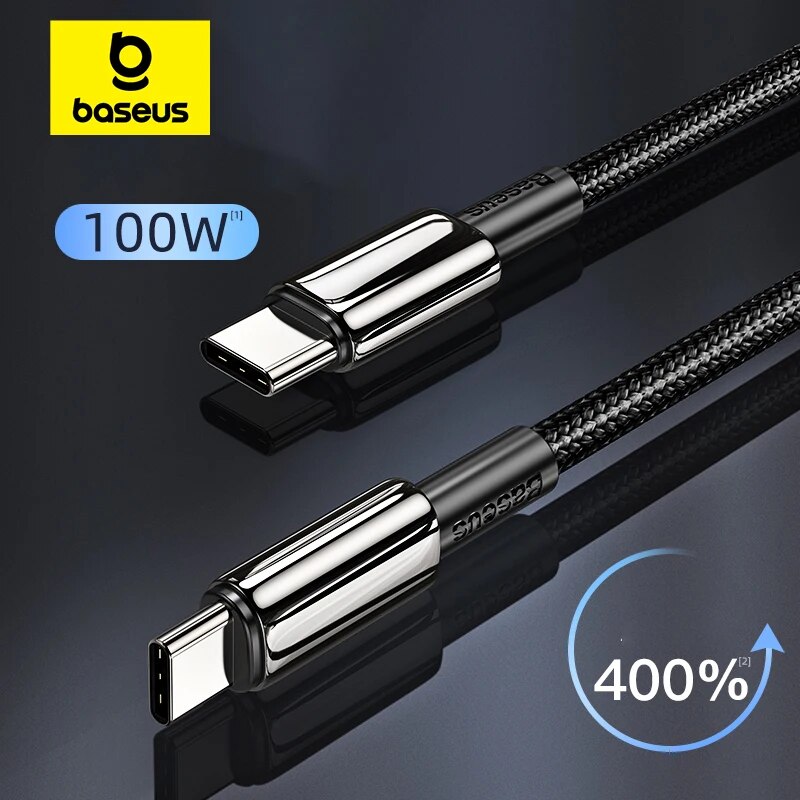 Baseus 100w usb c để loại usb c cáp cho iphone 15 cho xiaomi redmi sạc nhanh 4.0 pd 100w nhanh chóng sạc cho macbook ipad pro