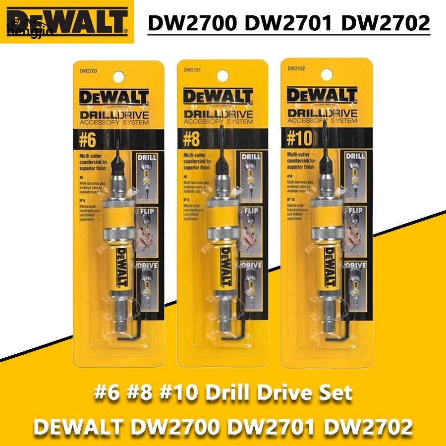 DEWALT 2 in 1 countersink set set - #6 #8 #10 สำหรับไดรฟ์พลิก 6 มม. 8 มม. ราคา 276 บาท*ส่งฟรี