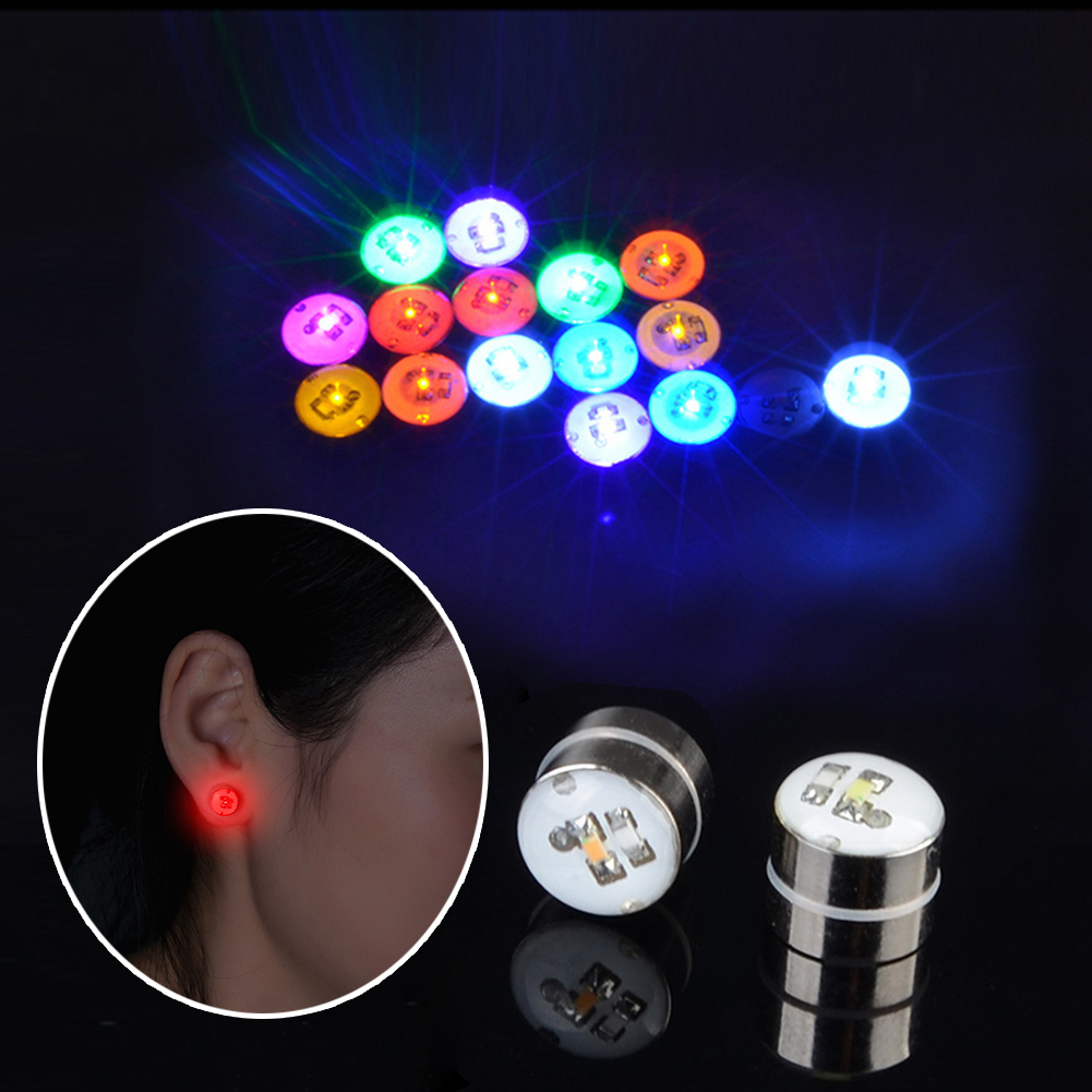 1 PC nam châm khuyên tai S Bông tai thời trang dụng cụ tiệc khuyên tai dạng hạt nam châm không kẹp đục xuyên Bông tai khuyên tai dạ quang