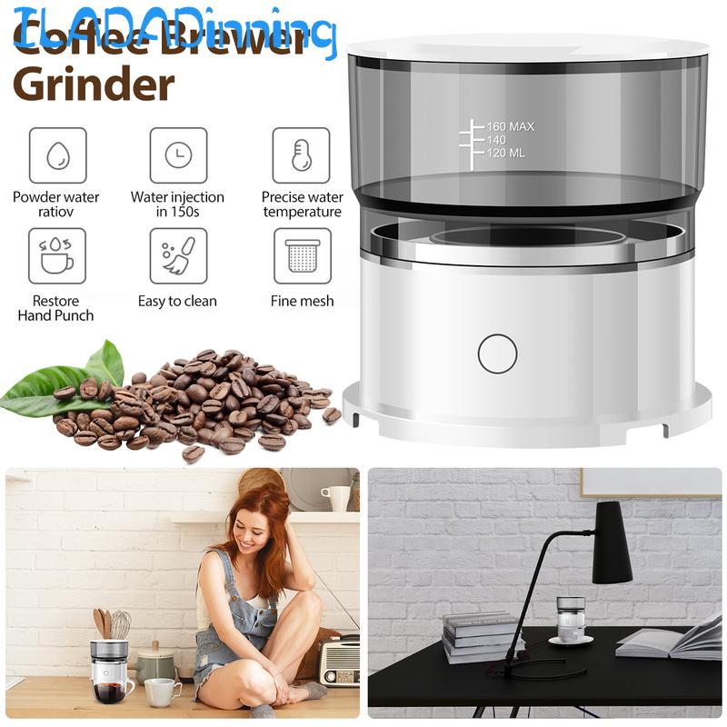 Máy pha cà phê Kit Mini Xách Tay Máy xay cà phê Thông Minh Tự Động Máy pha cà phê phin Tay Pha Cà Phê Máy Máy xay cà phê Mini Xách Tay Máy pha cà phê ilada