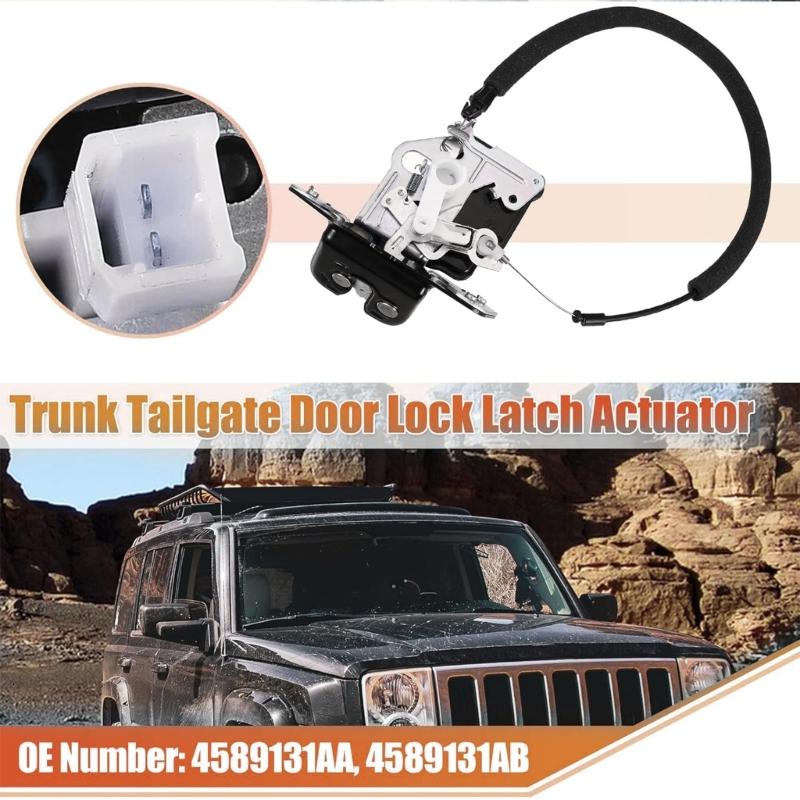 Phía sau xe khóa cốp xe chốt Thiết bị truyền động với cáp Rod cho tự do cốp phía sau chốt cổng sau Locker 4589131aa 4589131ab