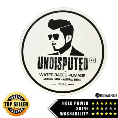 UNDISPUTED Waterbased Strong Hold 100ml Pomade - ORIGINALFOOK
