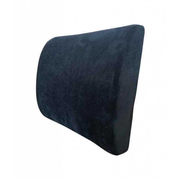 Global House COZY เบาะรองหลังเมมโมรี่โฟม รุ่น VELVETY-V2 ขนาด 32x32x10ซม. สีดำ รับประกันของเเท้ ราคา 199 บาท*ส่งฟรี