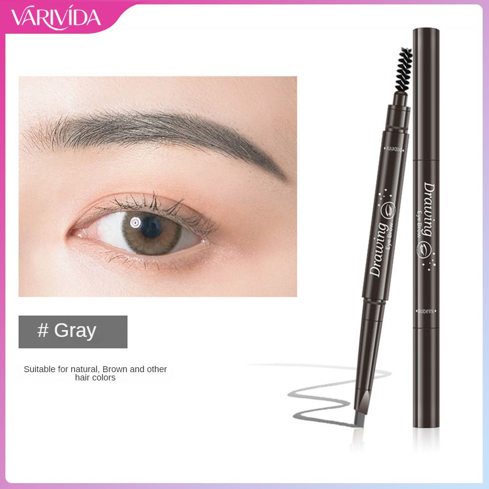 VARIVIDA 【3 Day Delivery】Baibeini Double-Ended Eyebrow Pencil – Automatic Rotating, Waterproof, Sweatproof, Smudge-proof, Fine Triangle Brow Shaper ราคา 15 บาท*ส่งฟรี