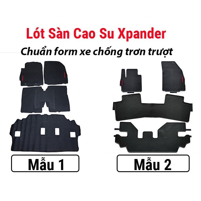 Thảm lót sàn cao su cho xe XPANDER 2018-2024 g chuẩn theo xe chịu lực tốt - TDVN