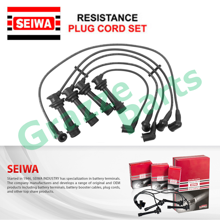Seiwa (Made in Japan) Spark Plug Cable Wire for Toyota Corolla AE101 1.6 16V 4AGZE