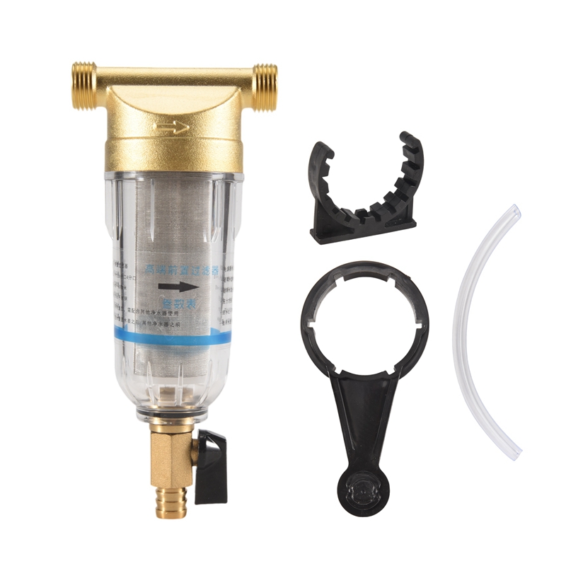 Down Sediment Filter Reusable Whole House Sediment Water Pre Filter 40-60 Micrometre Whole House Water Filter