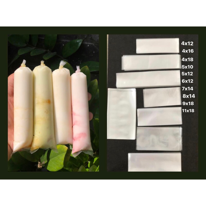 500g túi pe đựng sữa chua dài, túi thực phẩm