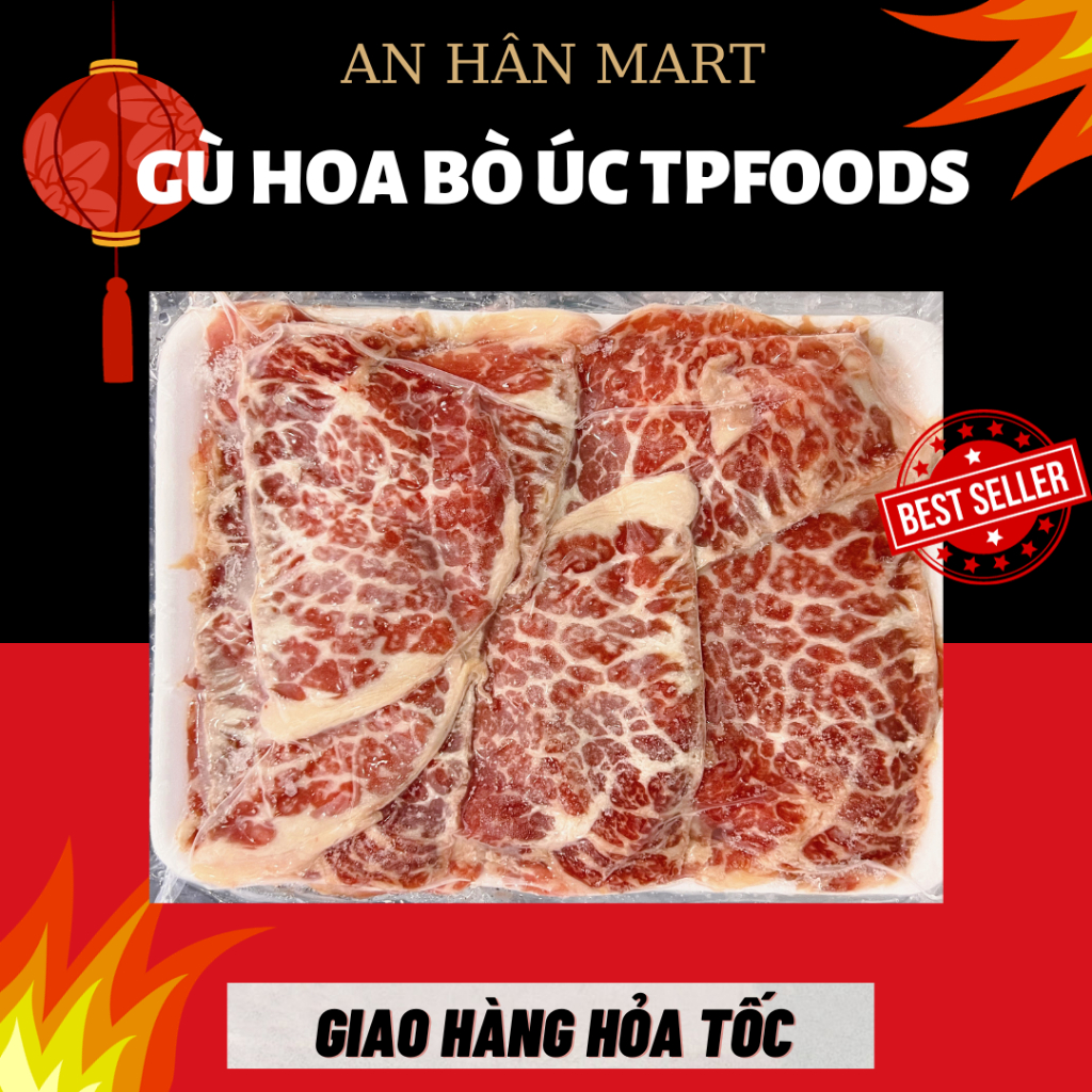 [HN] Gù hoa bò Úc, gầu hoa bò lẩu nướng 500g