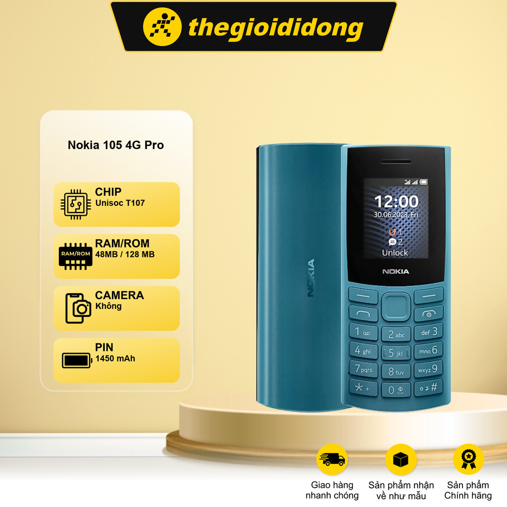 Điện thoại Nokia 105 4G Pro