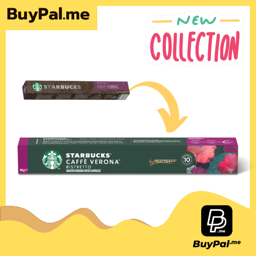 Starbucks By Nespresso Caffe Verona Capsules Pk10 BBF 08/04/2025 ราคา 209 บาท*ส่งฟรี