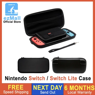 Nintendo Switch Lite Case - Protective Hard Portable Travelling Case Carrying Bag Shell Pouch for Nintendo Switch / Nintendo Switch Lite Accessories [Local Warranty]
