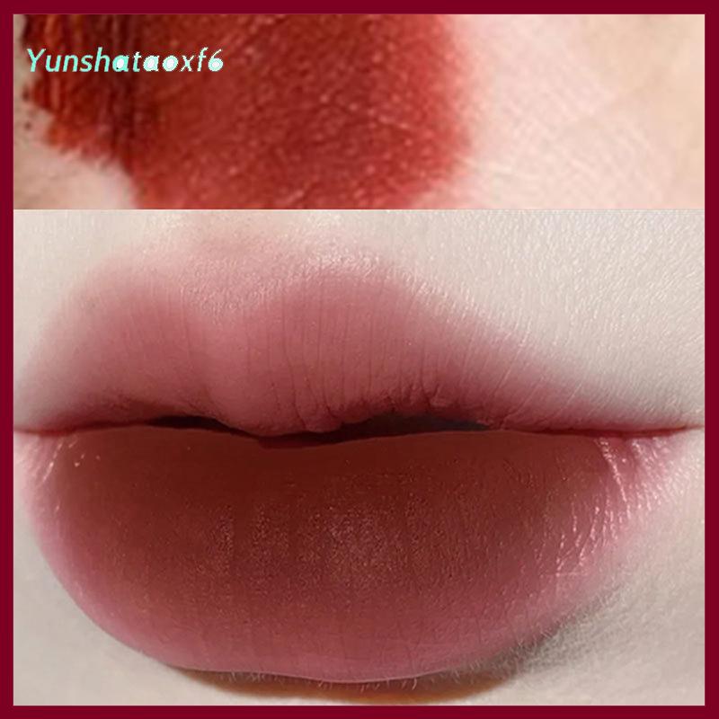 yunshataoxf Herorange nhung Matte Lip Gloss men không thấm nước lâu dài lỏng Son môi Tint Mượt kết cấu sắc tố mỹ phẩm - 3