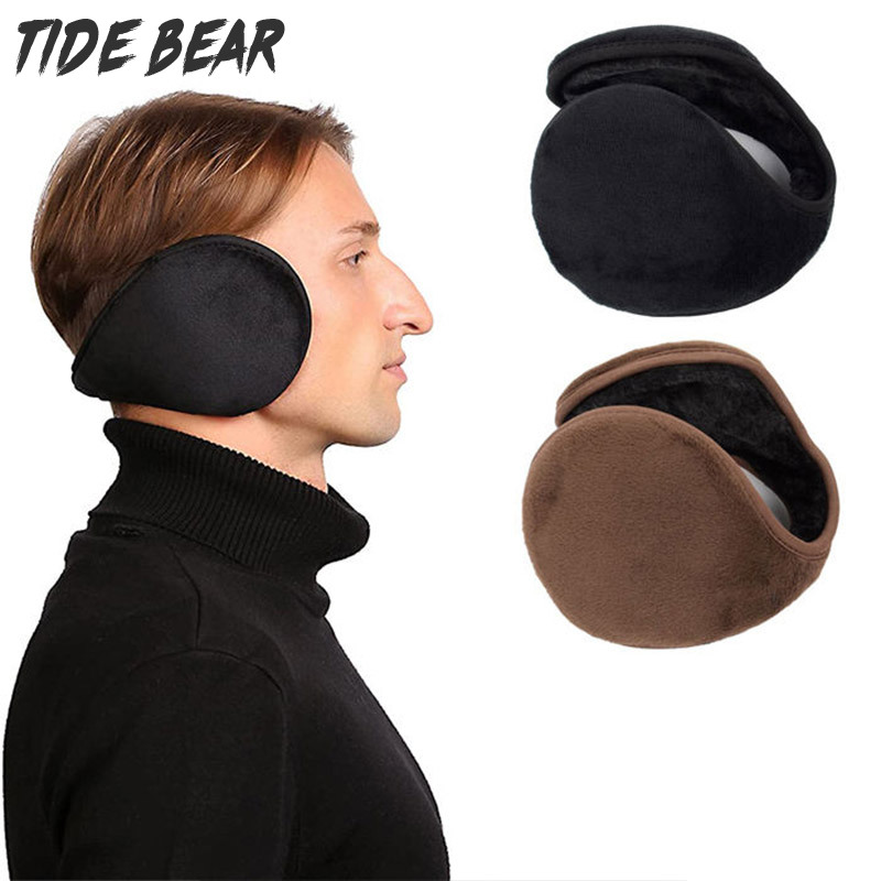 TIDE BEAR Bông Chụp Tai Mùa Đông mới của nam giới dày và ấm áp và đồ giữ ấm tai của phụ nữ Che tai nghe Unisex