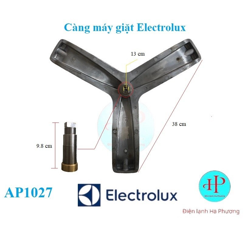 Càng máy giặt Electrolux - Ba chạc Electrolux - Mới hãng - F395