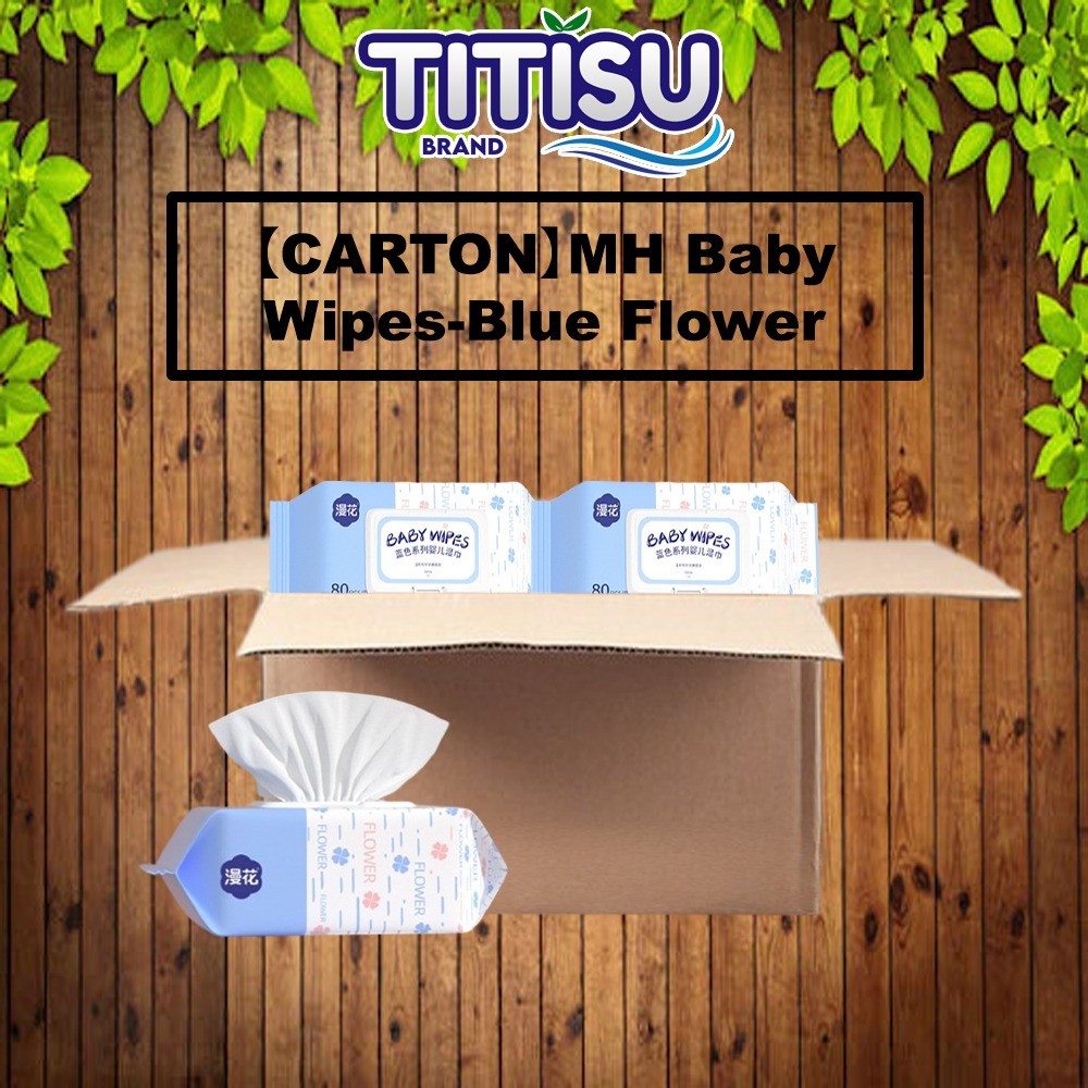 🧻【CARTON】Tisu Basah Bayi MH Baby Soft Wet Wipes Individually Packaged Disposable Cleaning Wipes Safe for Babies🧻