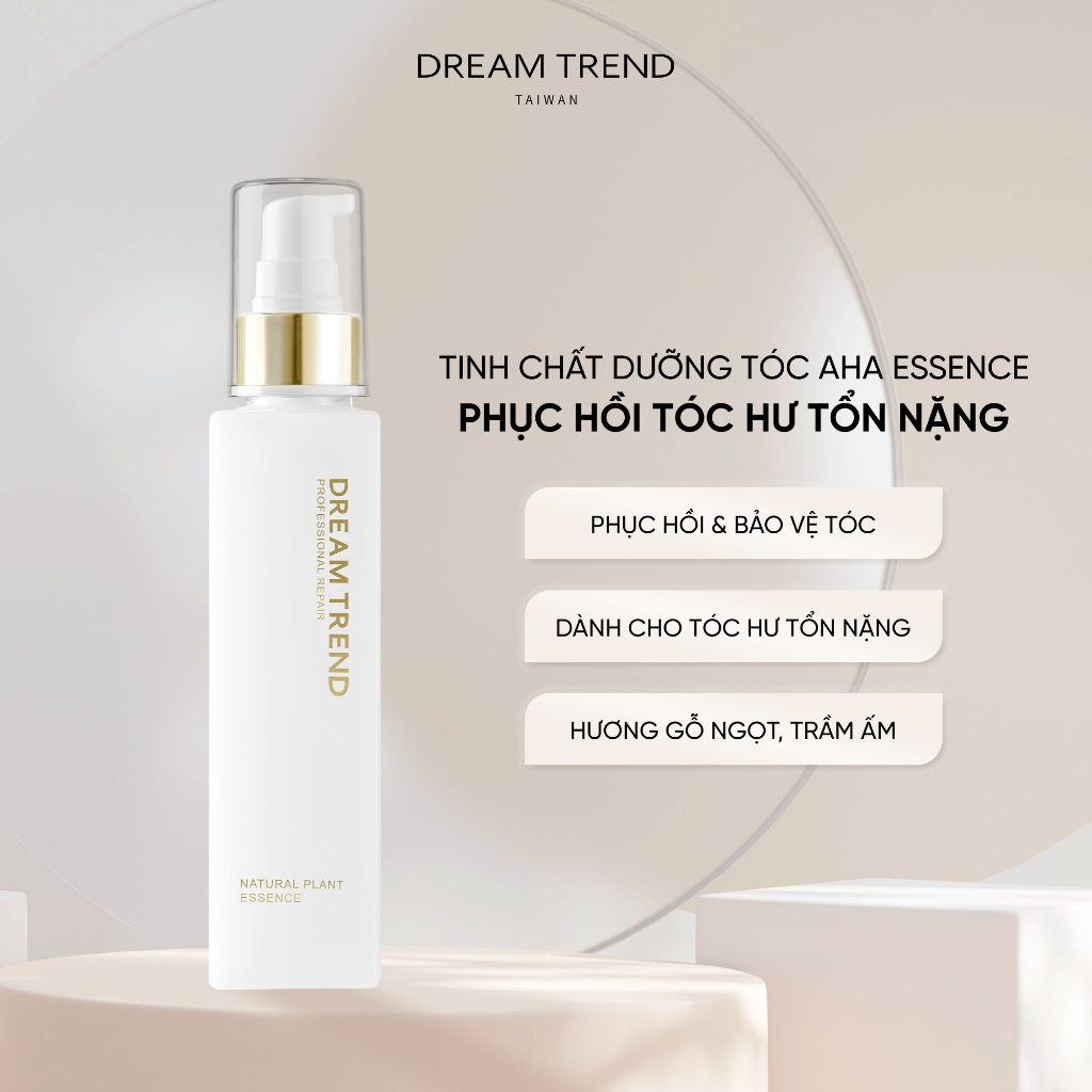 Tinh Chất Dưỡng Tóc AHA Essence Dream Trend Vàng Gold -Phục Hồi Hư Tổn Nặng - Date 2026
