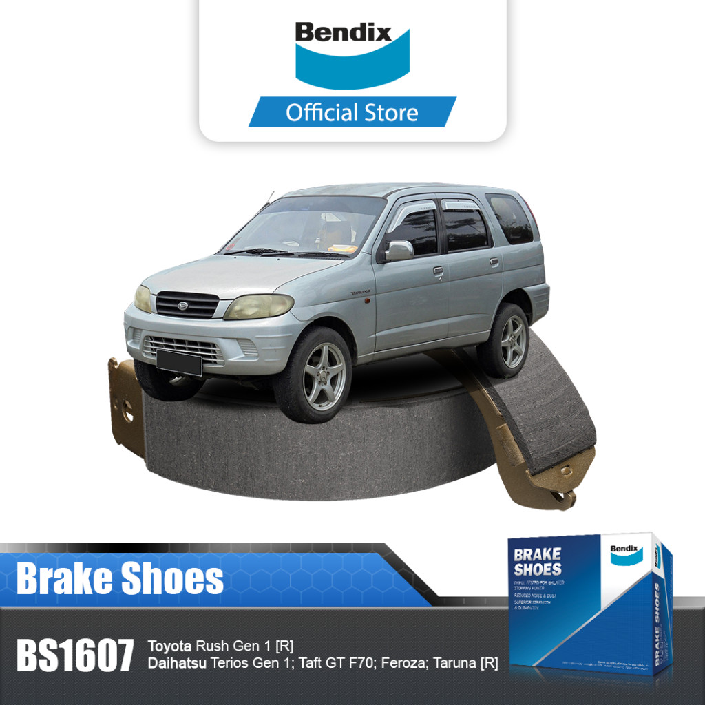 Bendix Brake Shoes Rem Belakang Mobil Daihatsu Taruna - BS1607 Harga 752,000 rupiah*Gratis Ongkir