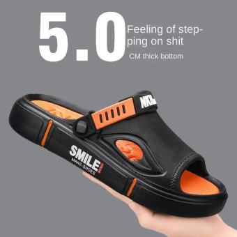 Lilyshoes Dép nam Mới Dép đi trong nhà tắm trong nhà Dép đi thường ngày mềm chống trượt