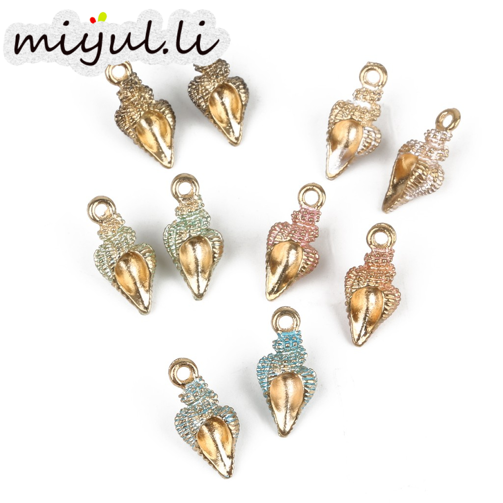 miyuli Beadia 10 - sided SHELL SHELL set Metal Zinc scrolling DIY Men ราคา 26 บาท*ส่งฟรี