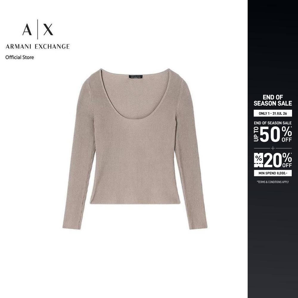 Armani Exchange Pullover Women XW001310-AF10352-U6242 Brown ราคา 3,795 บาท*ส่งฟรี