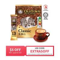 Old Town Classic Instant 3 In1 Premix White Coffee 13 Sticks