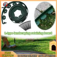 Winnereco 10M Garden Edging with 30 Spikes No Dig Garden Border Edging Landscape Edging Border Kit for Garden Flower Beds and Lawn
