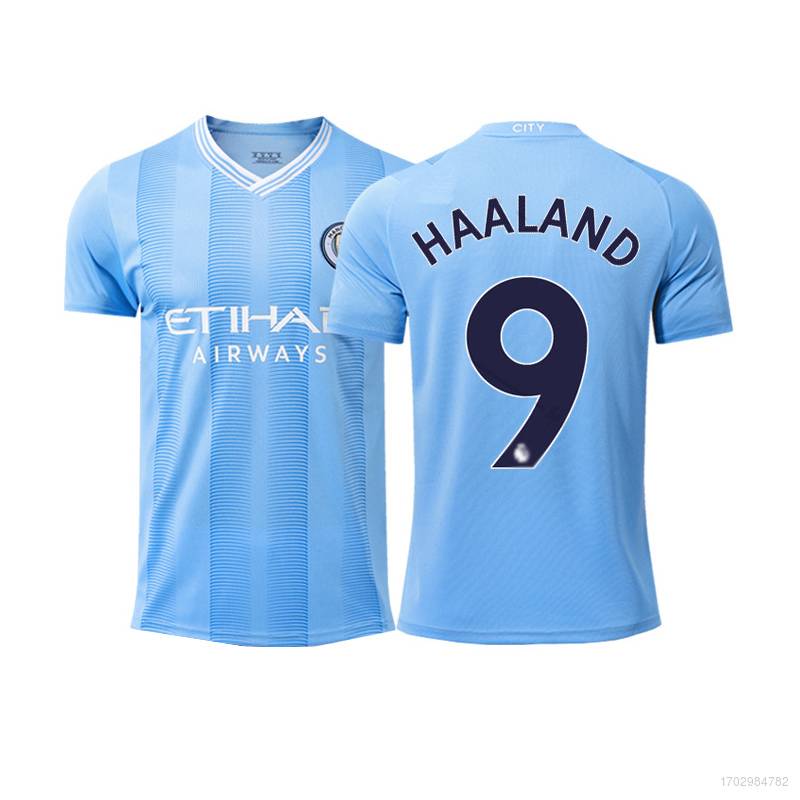 Haaland Jersey - Manchester City Home Kit 23-24, Breathable
