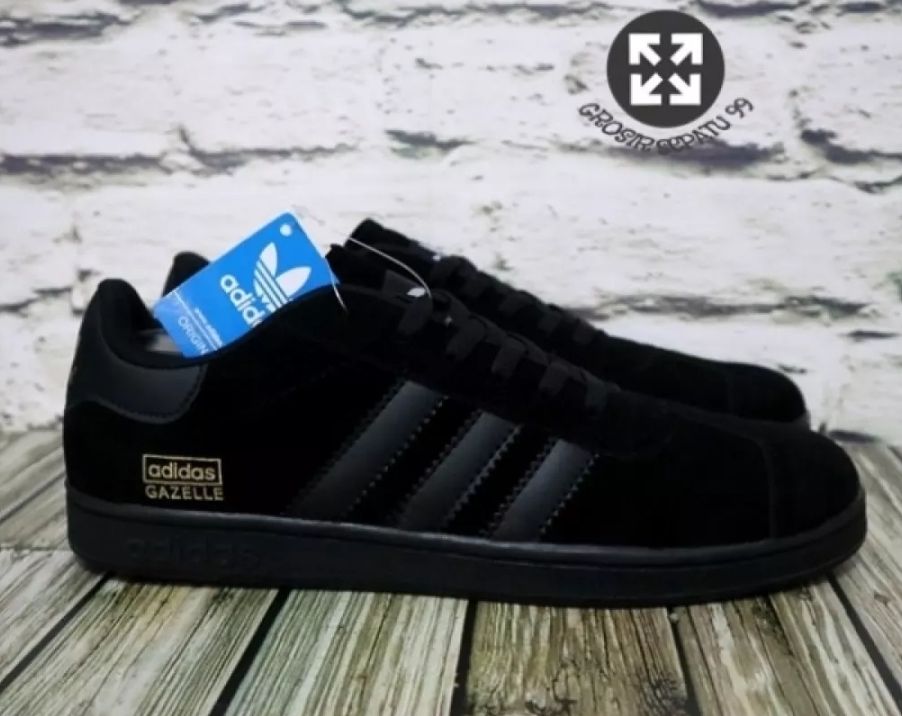 Jual Sepatu Adidas Samba Full Black 