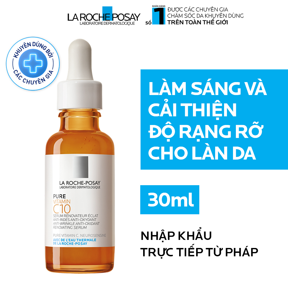 Dưỡng chất giúp cải thiện và làm sáng da La Roche-Posay Pure Vitamin C10 Serum 30ml