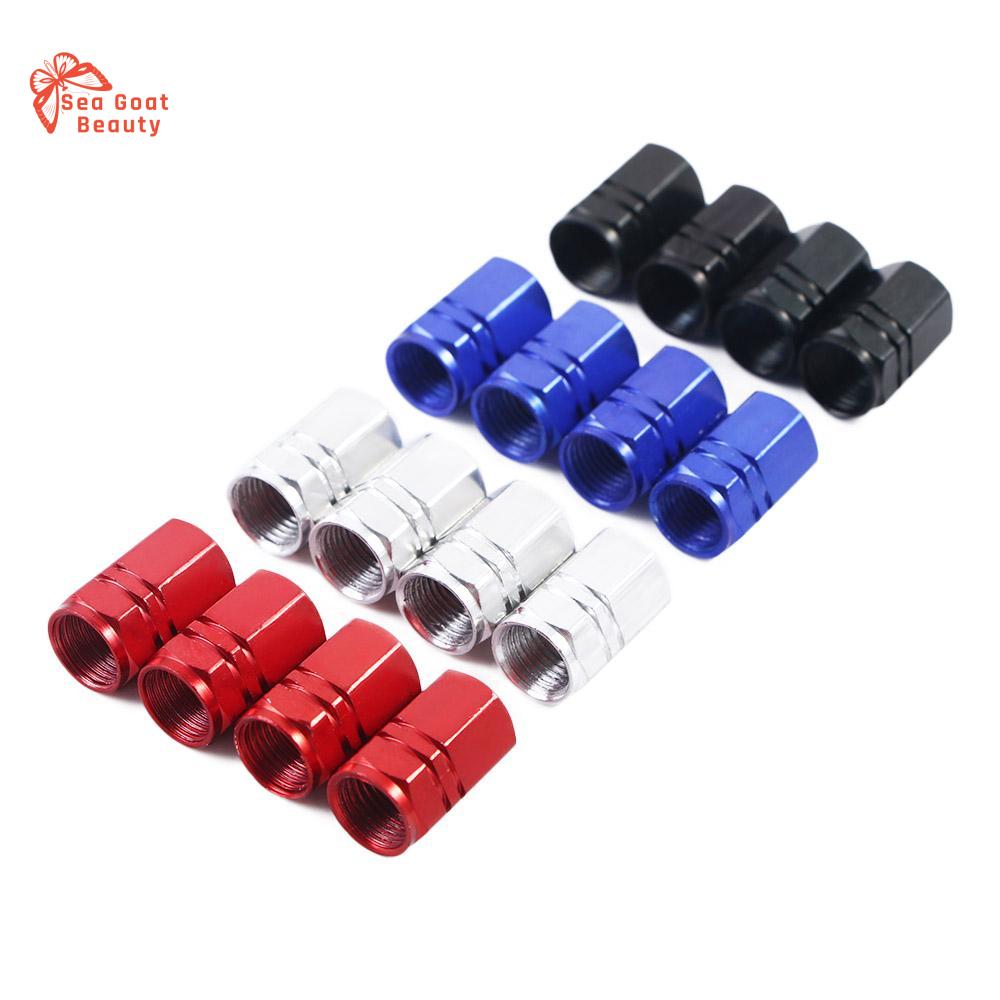 SEA GOAT Hợp kim nhôm Bằng chứng bụi Nắp van Trang trí bánh xe Phụ kiện bánh xe ô tô Xe tải Nắp bụi Nắp kín Vỏ bánh xe Van lốp Nắp van lốp ô tô