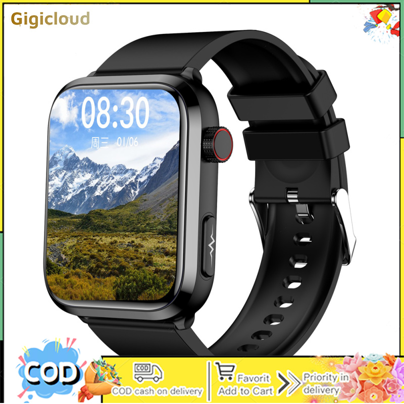 ET210 Smart Watch 1.91” Color Screen Smartwatch Waterproof All-Day Activity Tracker Heart Rate Sleep Monitor ราคา 1,717 บาท*ส่งฟรี