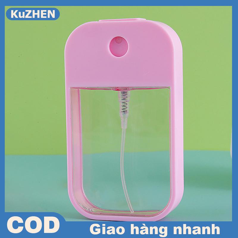 KuZHEN 45ml Disposable Mini Card Spray Bottle Hand Sanitizer Alcohol Bottles Perfume Bottle Travel Press Portable Sub-bottling Cosmetic