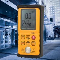 Smart Sensor AR860 Ultrasonic Thickness Gauge Auto Calibration 12 Sound Velocities Coupling Status Indication Data Storage for Industrial Materials