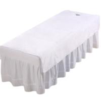 HOUCHU with Face Hole SPA Bedspread Comfortable Soft Massage Bed Sheets Microfiber Towel Solid Color Beauty Massage Table Cover Home Accessories