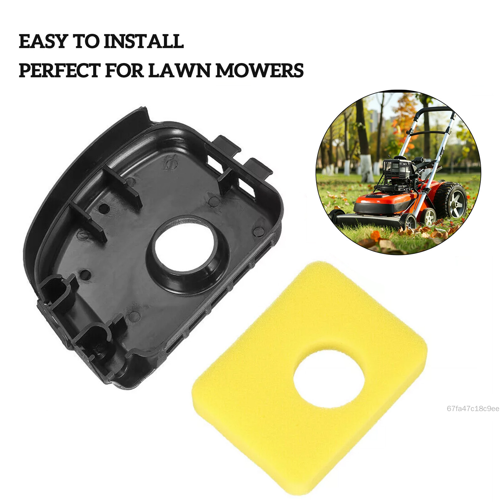 Vỏ lọc không khí thiết bị làm vườn Phù hợp cho Briggs và Stratton 550E-550Ex Series 09P000, 08P000 590581 08P502 08P602 09P602 09P702 OY-VN