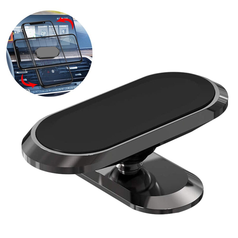 Xe điện thoại chủ Xe điện thoại từ lỗ thông hơi nam châm xe điện thoại xe chủ 360 xoay chống trượt chủ xe
