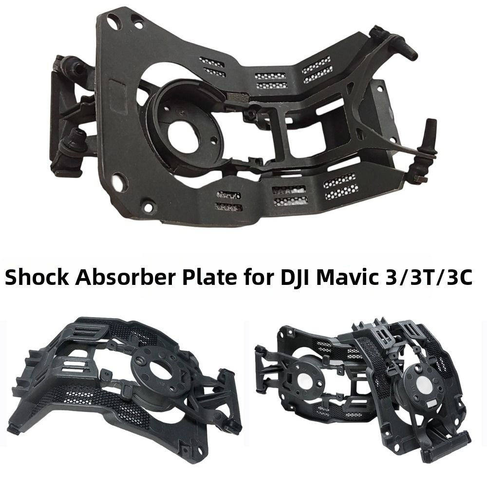 TU3Y Đen Bộ giảm rung Nhựa Chống rơi Tấm hấp thụ Phụ tùng và phụ kiện Dành cho DJI Mavic 3 3T 3E 3Cine 3Classic 3Pro, chống rung/gimbal