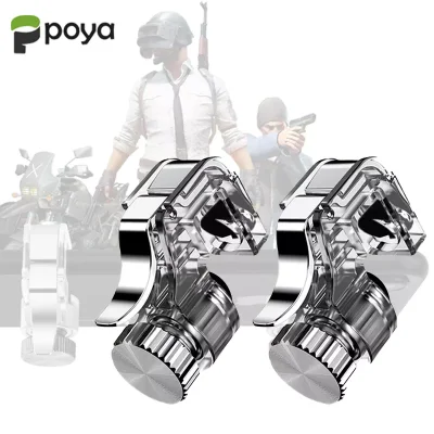 Poya Hot Selling R11 Phone Gamepad Trigger Fire Button Aim Key L1R1 Shooter Controller PUBG V3.0 FUT1