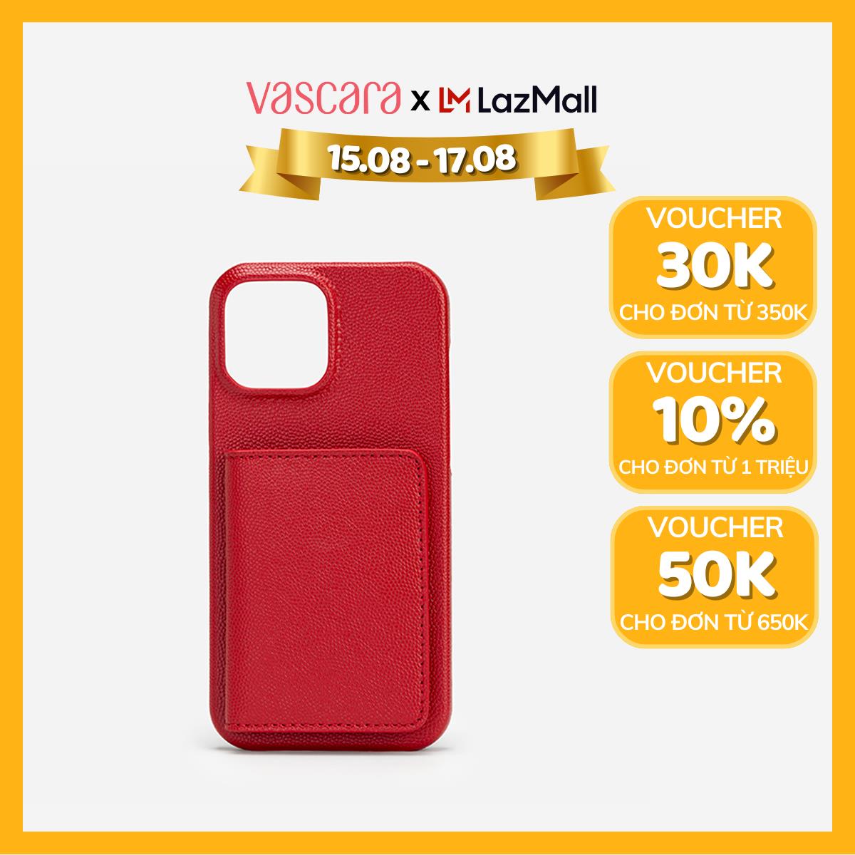 Vascara ốp lưng điện thoại iphone 13 pro max phối ví mini đựng thẻ - ipc 1306