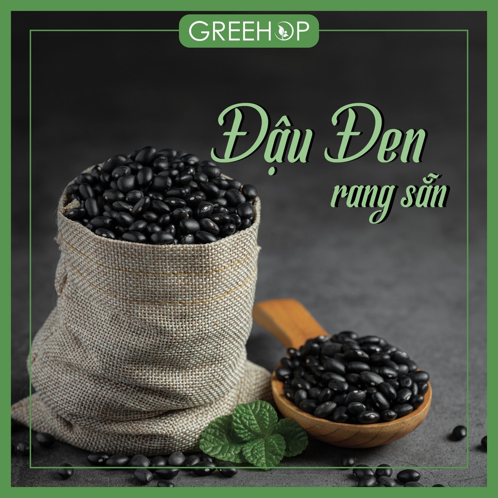 Đậu đen rang sẵn, đậu đen quê sạch 100%