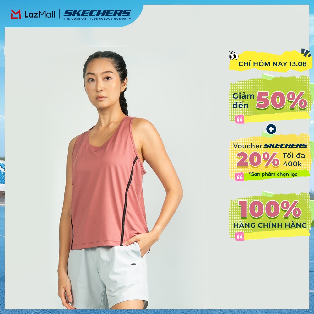 [Chỉ 13.8 - Voucher Skechers 20% + Voucher LZD 18%] Sports Tank Top Nữ Skechers Walking Performance Sports Tank Top - SP325W297-WR01 Online Sale